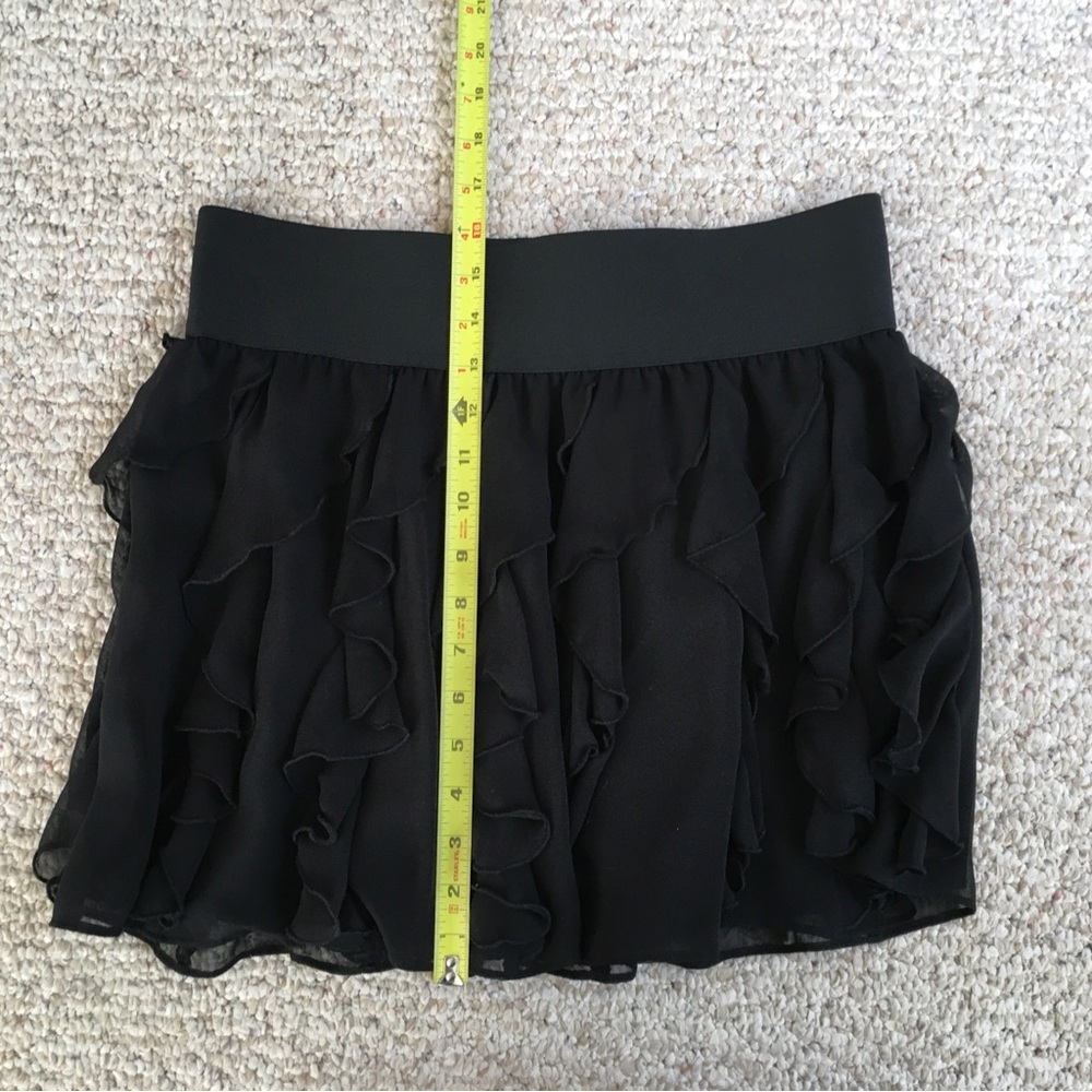 Express Sheer Ruffle Skirt - Picture 6 of 7
